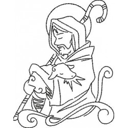 Stickserie - Moments with Jesus Schaf